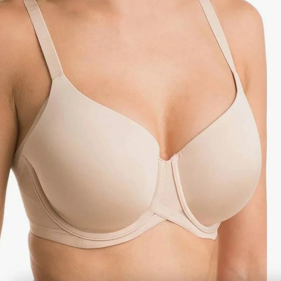 NWt Wacoal Women's Ultimate Side Smoother Underwire T-Shirt Bra, nude/sand, 32 C - Picture 3 of 4